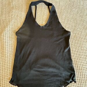 Black Sleeveless Women's Top